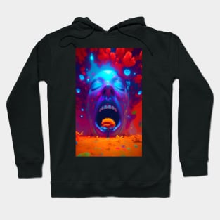 Fantastic Trippy Psychedelic Art  Rave Club House Dub Shaman Shrooms Visionary Hoodie